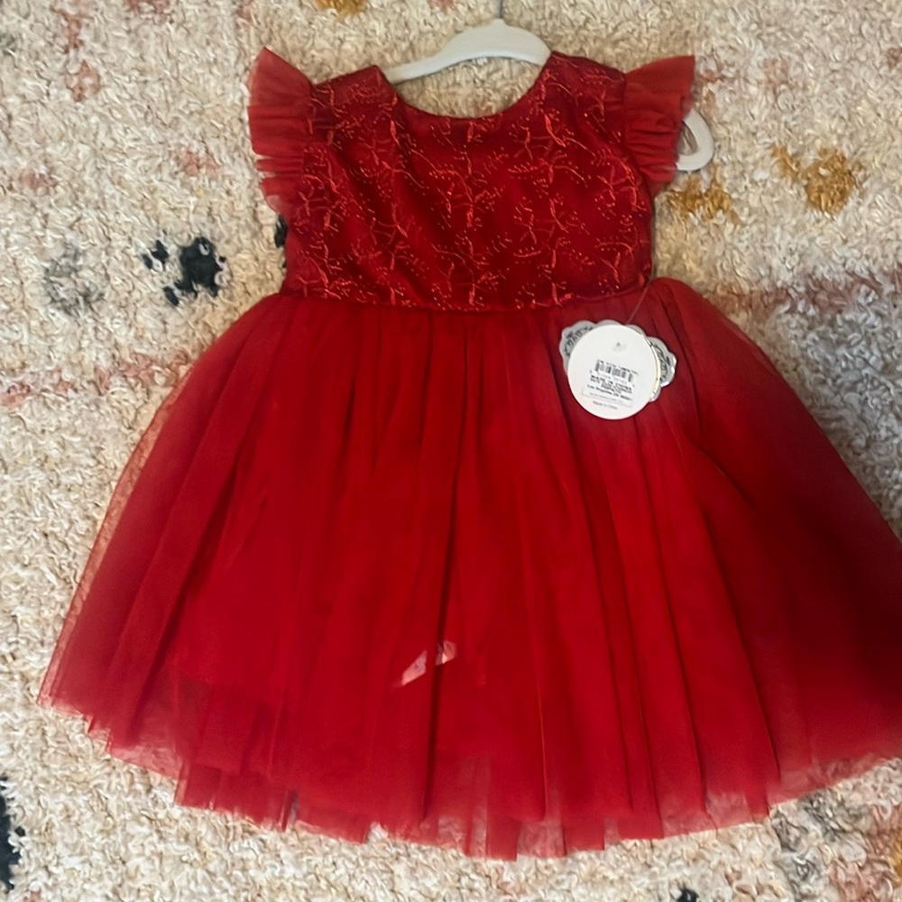 18 month red Christmas dress